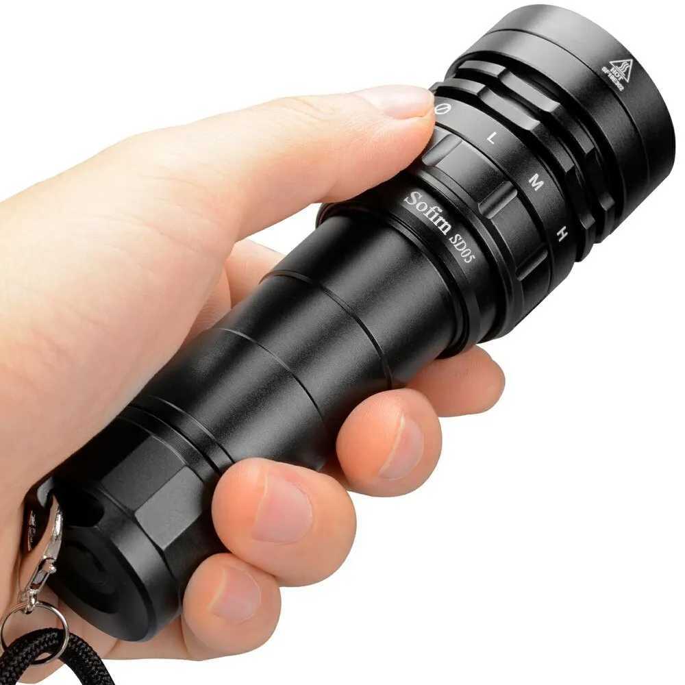 Sofirn SD05 diving light XHP50.2 ultra bright 3000lm 21700 flash with magnetic switch 5000K 6500K W240902