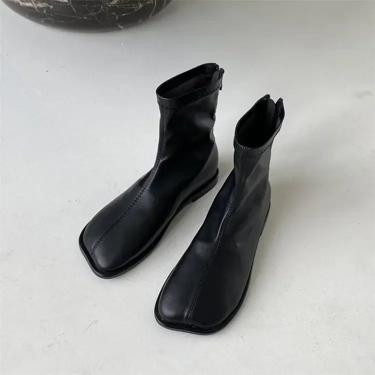 Woman Elastic Fashion Ladies Thick Bottom Ankle Designer Female Nre Autumn Winter Women's Boots 2024 4fec
