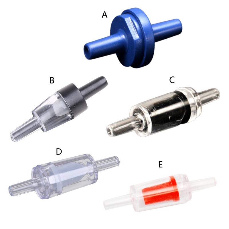 Check for Valve Plastic Anti-Backflow Valves for Aquarium Air System Non-Return Ensuring Direction Water Flow