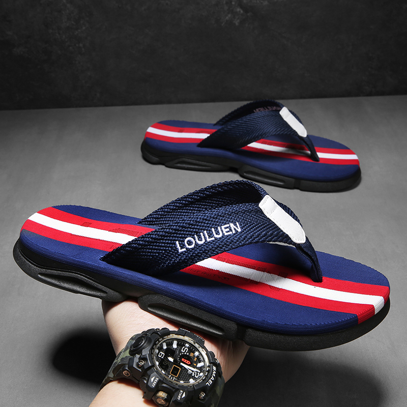 High Quality Brand Flip Flops Outdoor Men Summer Beach Slippers Men Fashion Breathable Casual Men Slippers Summer Indoor