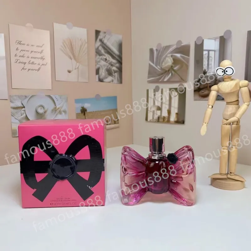 Male Neutral Perfume Girls Bonbon 90ml butterfly bottle Eau de Parfum EDP Fragrance incense spray Long Lasting Fragrance Charming Smell Post