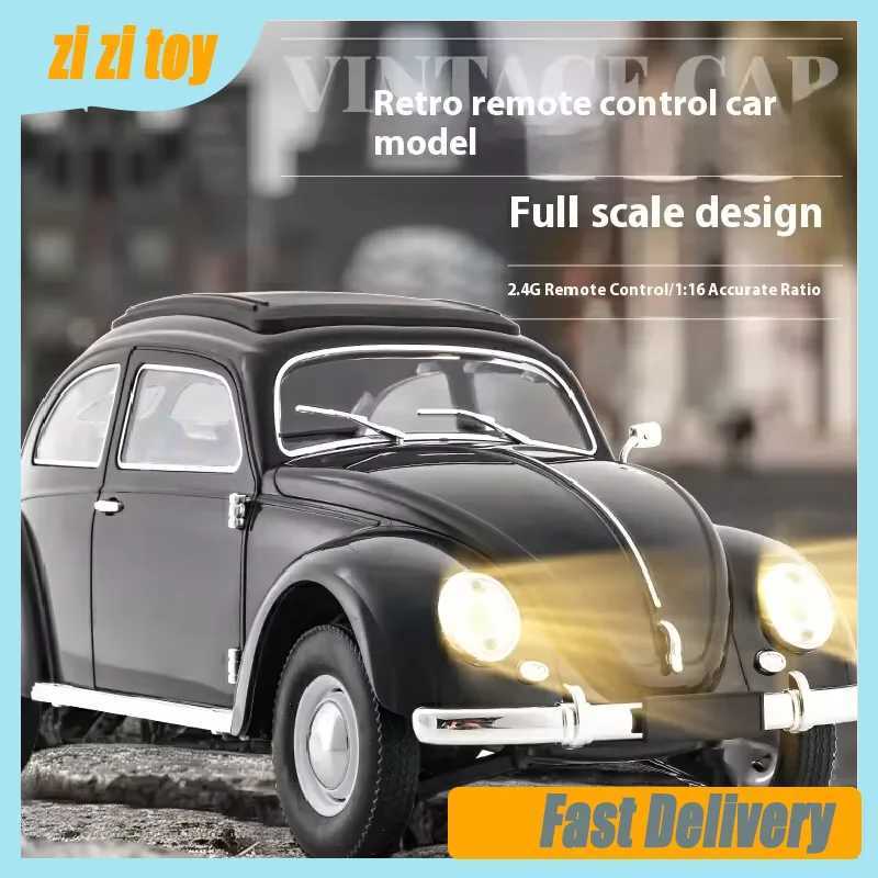 CXD D62 1 16 full-size professional drift remote control retro toy LED RC car Mini ic 1950 model gift Free shipping