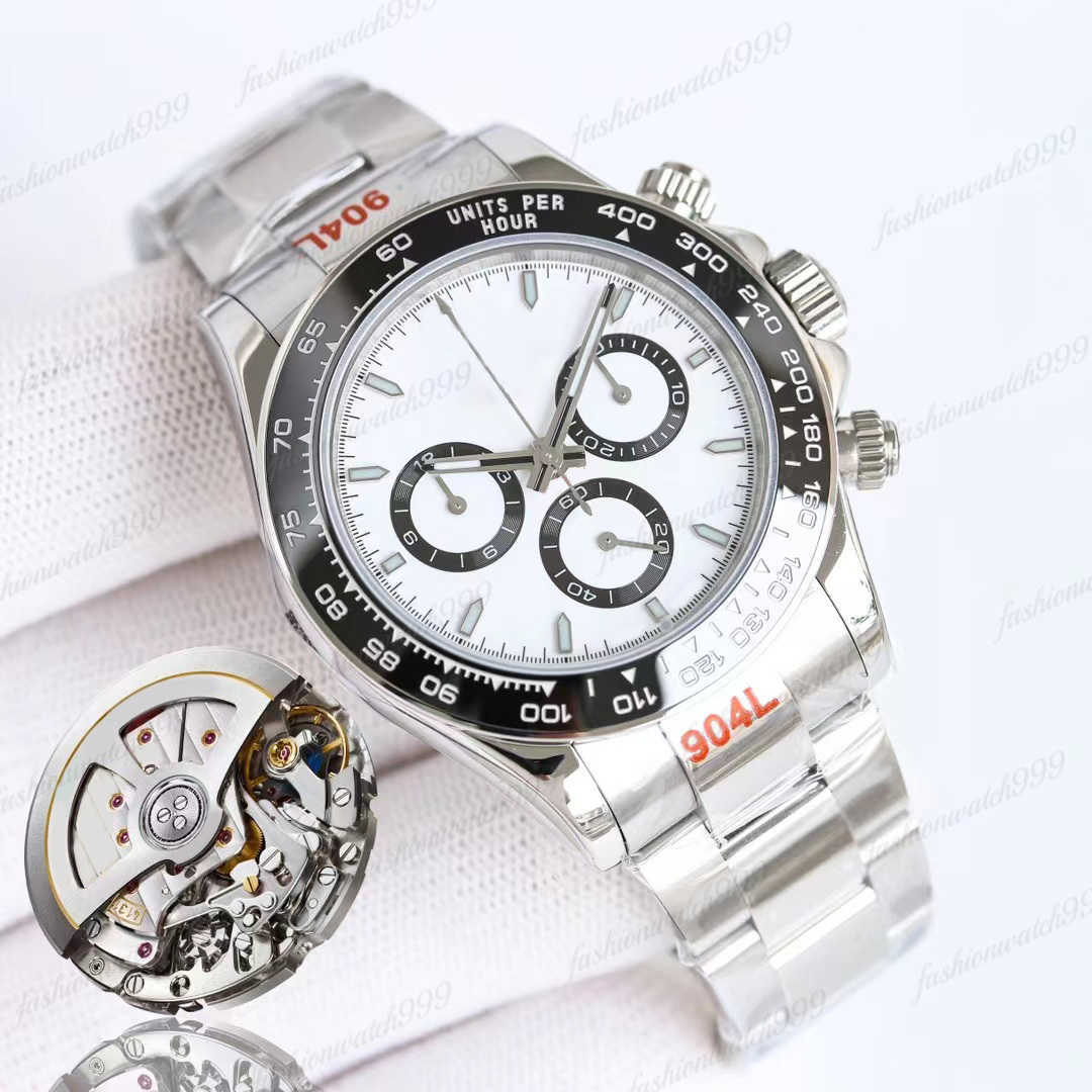 top High Quality 4131 Automatic Mechanical Movement Watch 904L Stainless steel 40MM waterproof glow-in-the-dark men watches with box