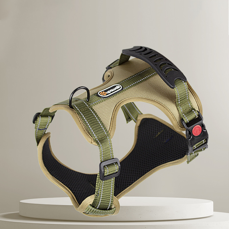 No Pull Harness Breathable Sport Harness with Handle-Dog Harnesses Reflective Adjustable for Medium Large Dogs,for Easy Control