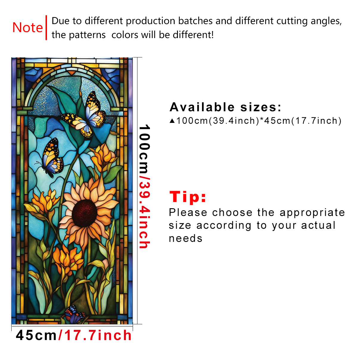 Frosted Glass Sheet with Vintage Flower Pattern - Perfect for DIY Projects and Home Decor