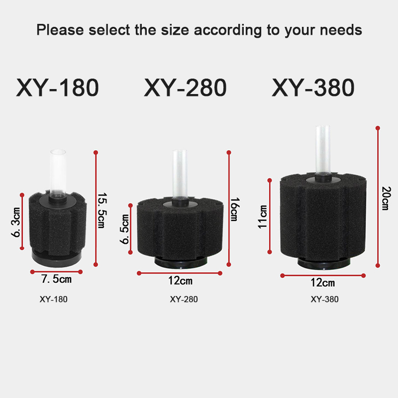 Xinyou XY-180 280 Water Goblin Biochemical Cotton Aquarium Fish Tank Filter Sponge Filter Material Pond Filter Fish Tank Filter