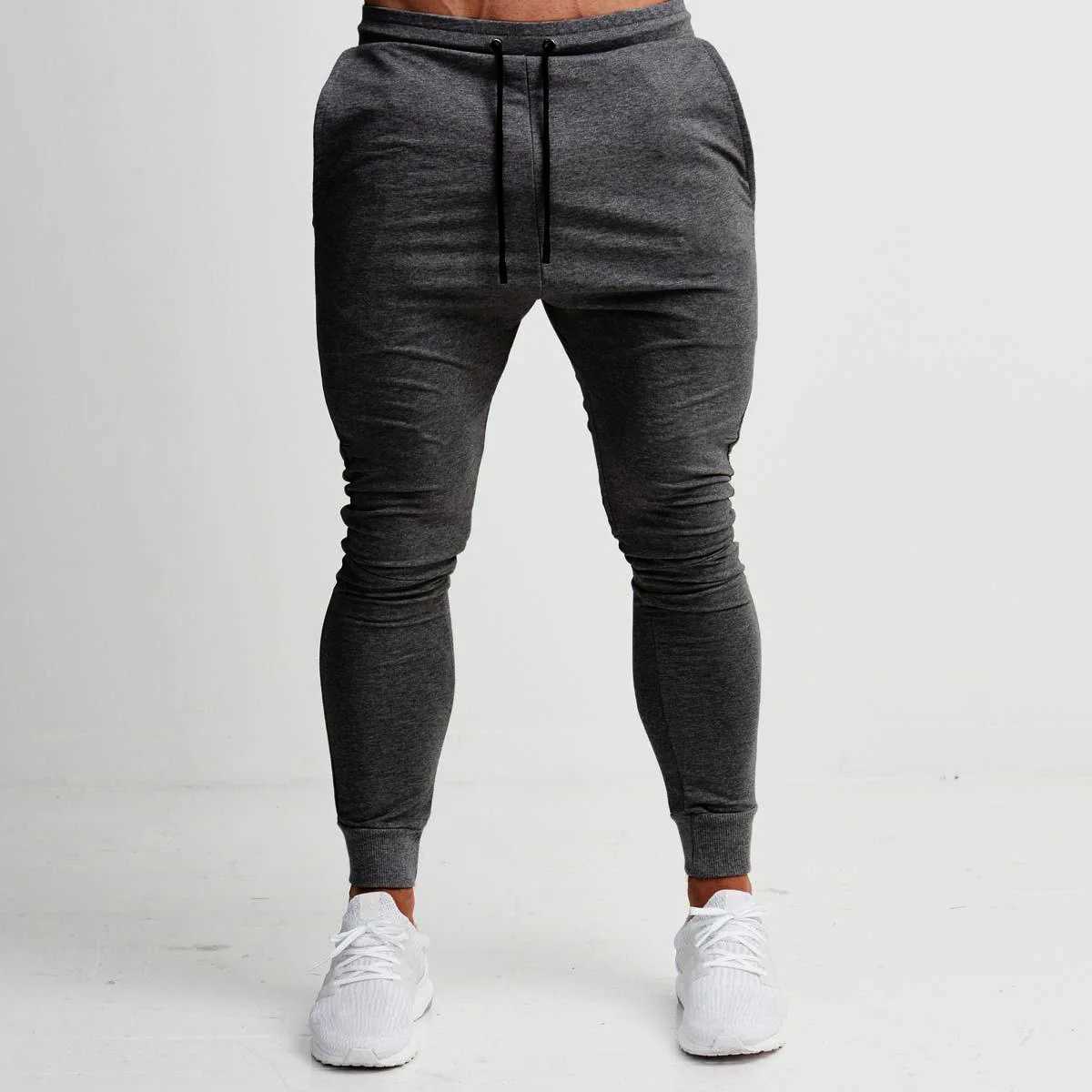 Mens Slim Jogger Pants Tapered Athletic Sweatpants for Jogging Running Exercise Gym Workout X250319
