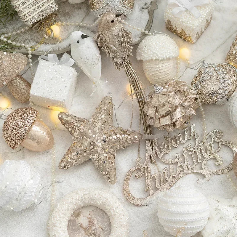 Christmas Decorations Christmas Balls Christmas Tree Ornaments Ball Hanging Pendants Xmas Gift Navidad Noel Year 240902