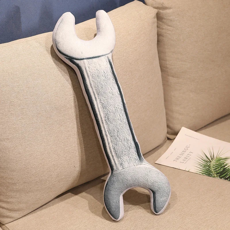 Creative Simulation wrench long pillow wrench plush toy filling doll sleeping pillow fun home decoration birthday gift 240902