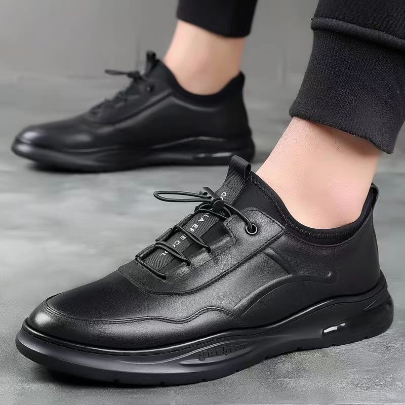 Men's Leather Business Casual Breathable Comfortable No Slip Versatile Shoes Loafers Men Sneakers Chaussures Homme2023 d249