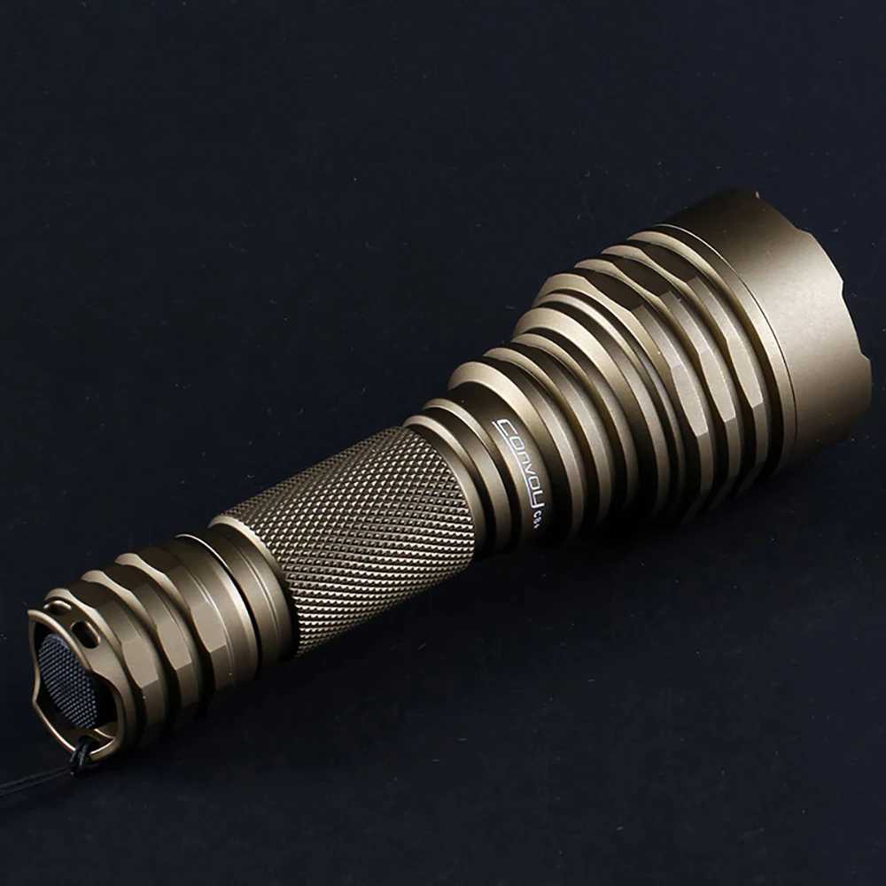 Convoy C8 Plus equipped with Luminus SST40 high-power LED flashlight tactical flashlight 2000lm camping fishing hunting light W240902