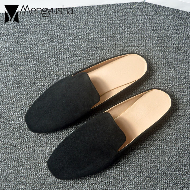 veet brief plus size 34-44 mules woman New summer square toe slippers lady babouche comfort casual flip ps feminino
