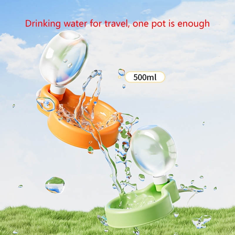 Dogs Outing Water Bottle Portable Eating Bowl Dogs Water Bottle Pet Drinking Cup 090C