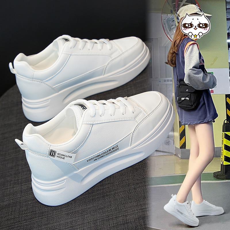Women's Fashion Platform Sports Summer White Chunky Sneakers Vulcanized Casual Shoes Tennis Female Basket faa8