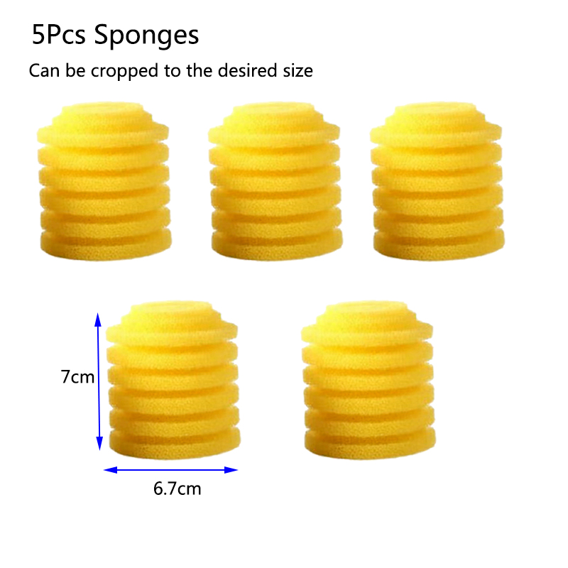 Aquarium Fish Poop Stool Toilet Manure Suction Filter Collector Fish Tank Biochemical Sponges With Media Balls Oxygen Increasing