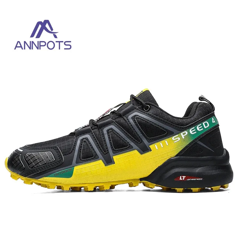 Men Cross-Country Sneakers Man Quality Outdoor Hiking Shoes Trail Running Speed Mens Athletic Shoe Non Slip Cycg Sports
