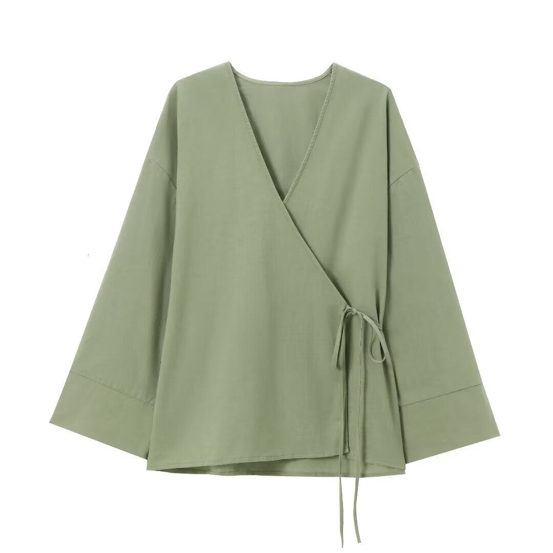Summer New Womens Clothing Texture Double Breasted Kimono Style Outcoat+pants Fashion Set for Women