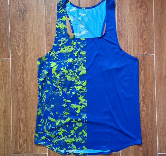 Man Seamless Marathon Fast Running Sport Vest Running Top Track Field Singlet 211120