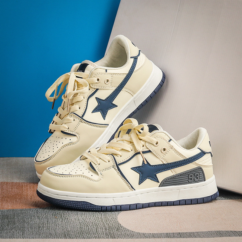 Men's and women's versatile fashionable Hong Kong style breathable sports board shoes