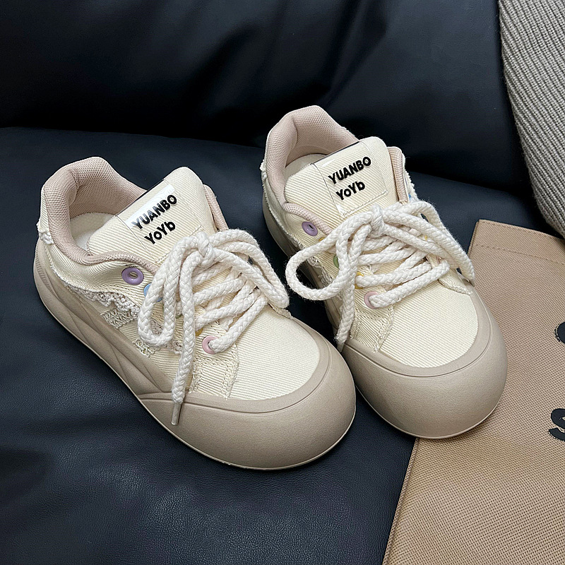 Women's Comfortable Big Head Thick Bottom Versatile Casual Sports Shoes