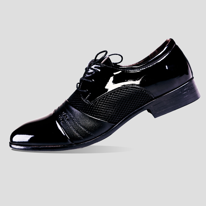 Mens Dress Shoes PU Leather Wedding Oxford Shoes Lace-Up Office Suit Male Formal Shoes Italian Business Shoe Plus Size K260328