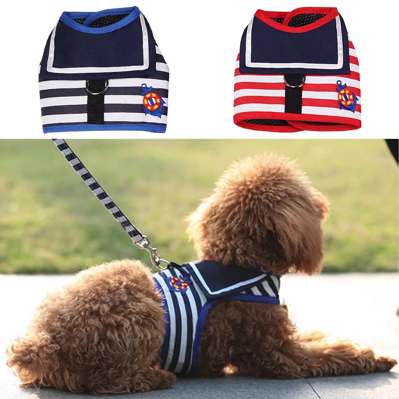Pet Dog Vest Harness Leash Dog Chest Strap Clothes Necktie Traction Rope Puppy Cat Collar Adjustable Outdoor Walking Accessories