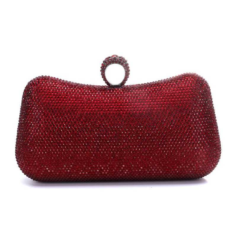 CMM Women s Rose Gold Stones Evening Clutch Bag Party Purse Luxury Wedding Clutches for Bridal Crystal Phone Purses Ladies Handbag 240902