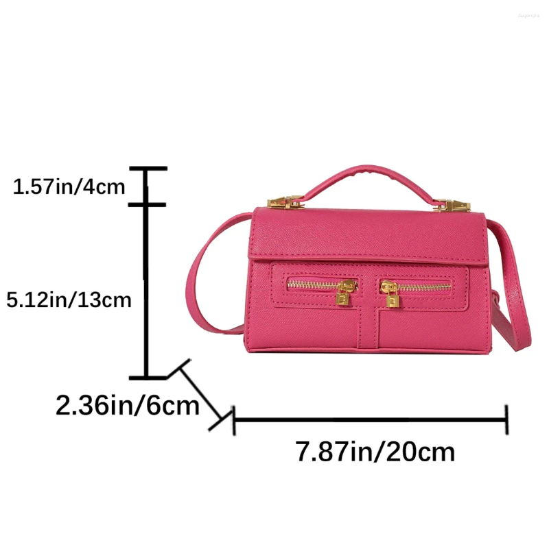 Totes Brown Small Square Bag For Women Top Brand New Shoulder Fashion Soft Handle Tote Designer Crossbody Versatile Zipper Handbag