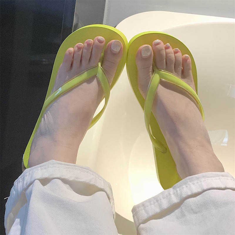Women 2024 New Summer Slippers Indoor Outside Women's Sandals Soft PVC Shoes Female Beach Flip ps Ladies Fashion Vacation Slides 's