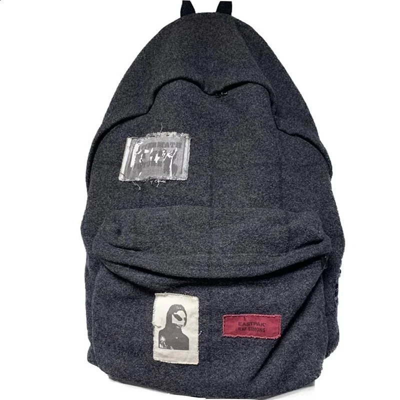 DHwanglijia designer bag Korean Streetwear All Match Chain Schoolbag Vintage Y2k Fashion Simple Female Student High Capacity Backpack 240902