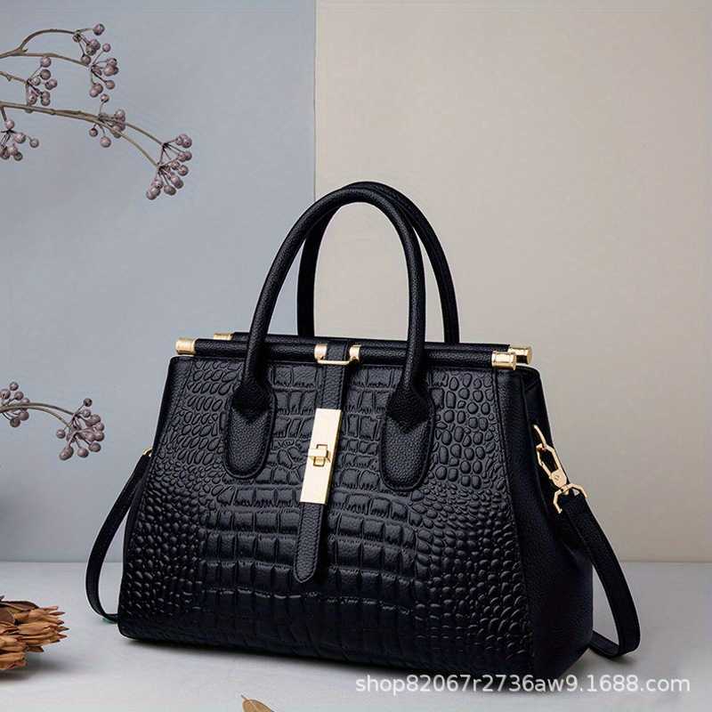 Versatile women's middle-aged mother tote bag 2023 new fashionable and atmospheric handbag 240915