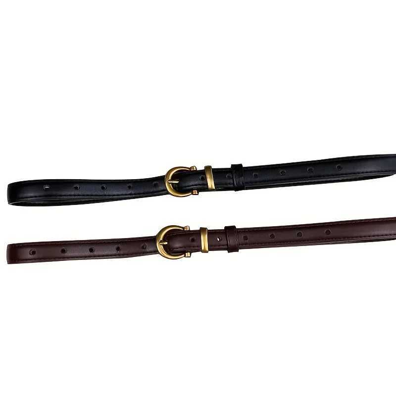 Mens casual retro PU leather strap with classic oval buckle perfect for daily wear gatherings and gifts X2411091