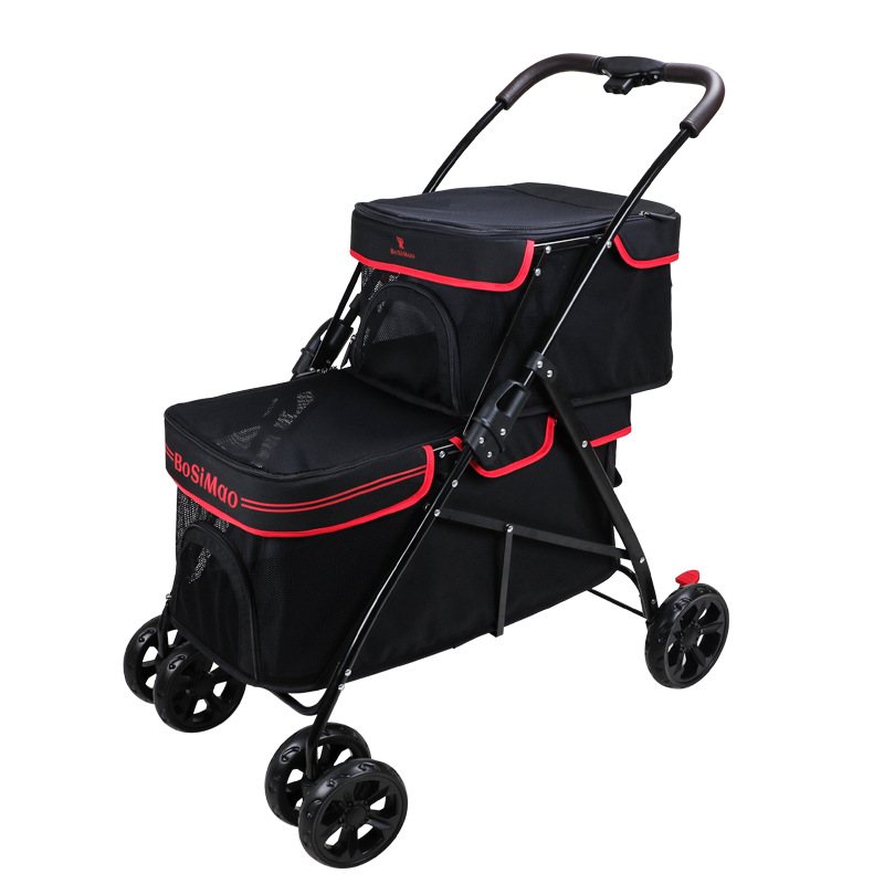 Wholesale Best Price luxury Pet Foldable Pet Travel Stroller for dog and cat