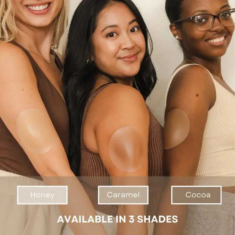 Strapless seamless cake cover ultra-thin invisible bra cushion cover bio absorbent silicone reusable sweat resistant travel bra W240829