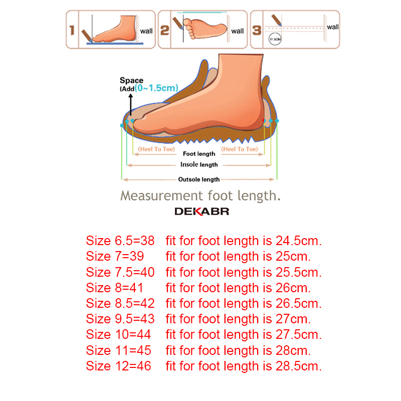 DEKABR Men Leather Casual Platform Boots British Style Autumn Winter Fashion Comfortable Mens Shoes Ankle Botas De Hombre 4a76