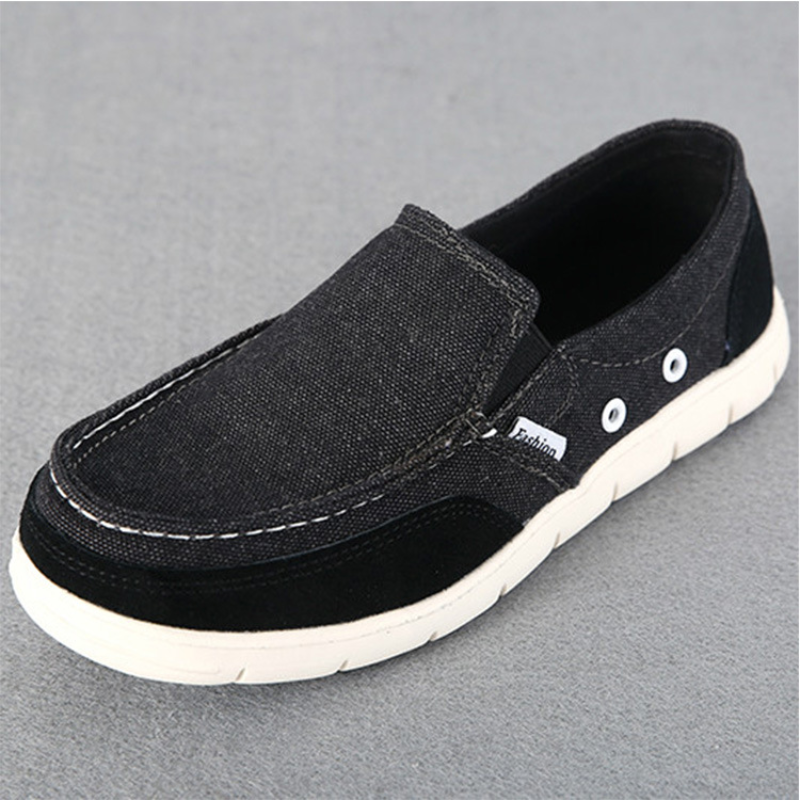 2025 NEW Casual Men s Spring Autumn Mens Loafers Slip ons Breathable Canvas Light Comfortable Walking Shoes Male Sneakers d