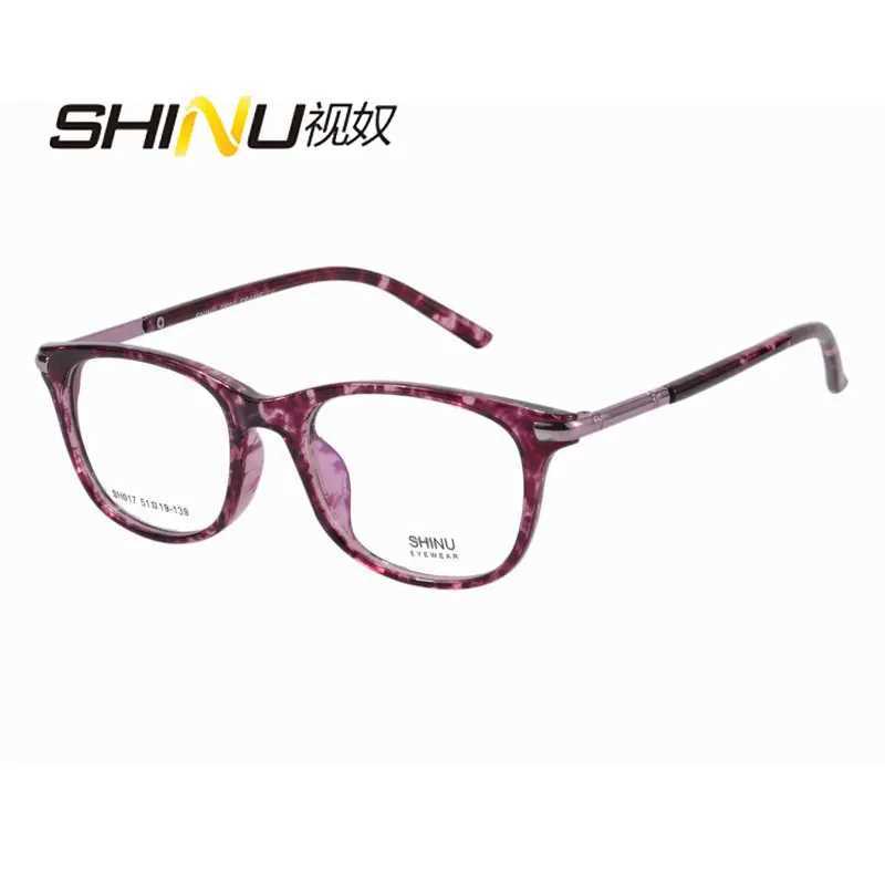 SHINU Photochromic Reading Glasses Womens Close Reading Glasses Magnifying Glasses Reading Blue Light Computer Glasses M240902