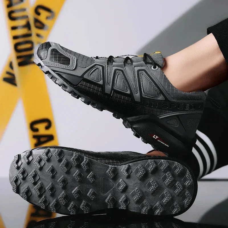 Men Cross-Country Sneakers Man Quality Outdoor Hiking Shoes Trail Running Speed Mens Athletic Shoe Non Slip Cycg Sports