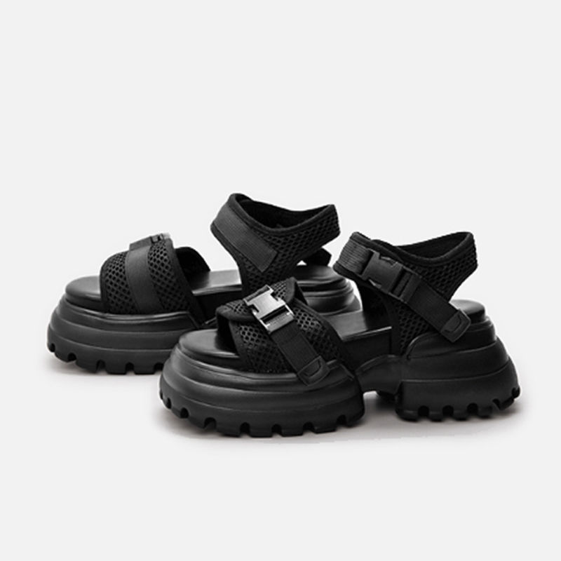 Flat Woman Summer Platform Sandals Soft New Casual Open Toe Wedges Women Shoes Beach Sandal Denim Comfortable Sandalias ias 5980