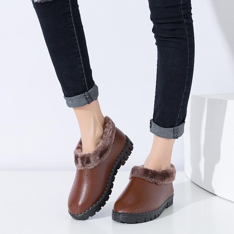 Hot sale Women natural real fox fur snow fashion for women high quality genuine cow leather winter Ankle boots sdc2 c50e