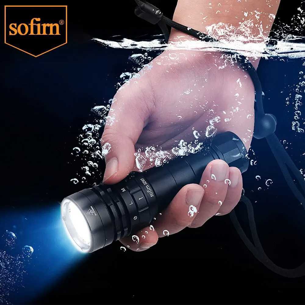 Sofirn SD05 diving light XHP50.2 ultra bright 3000lm 21700 flash with magnetic switch 5000K 6500K W240902