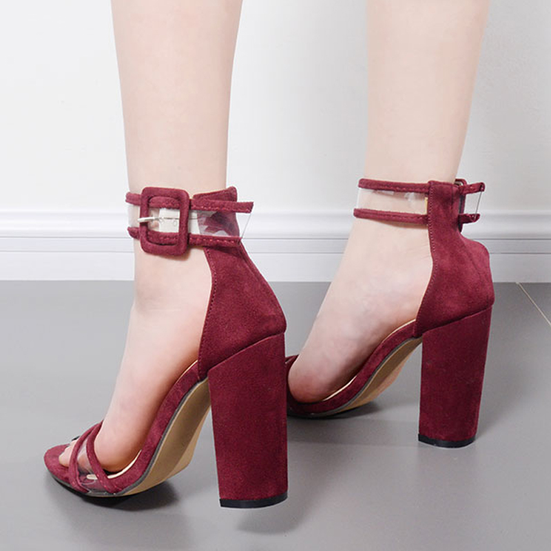 2025 new High Fashion Heel Sexy Ankle Belt Buckle Footwear Female Wedding Ladies Women Pumps Party Shoes e3bd