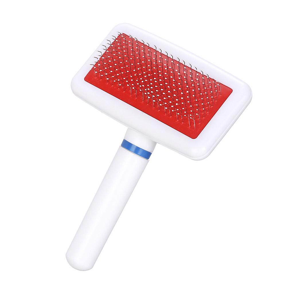 Dog Brush Stainless Steel Dogs Combs Massage Dog Grooming Brush Hair Tools Cleaning Comb Remover Cat Pet Soft Handle Cat Br F4H7