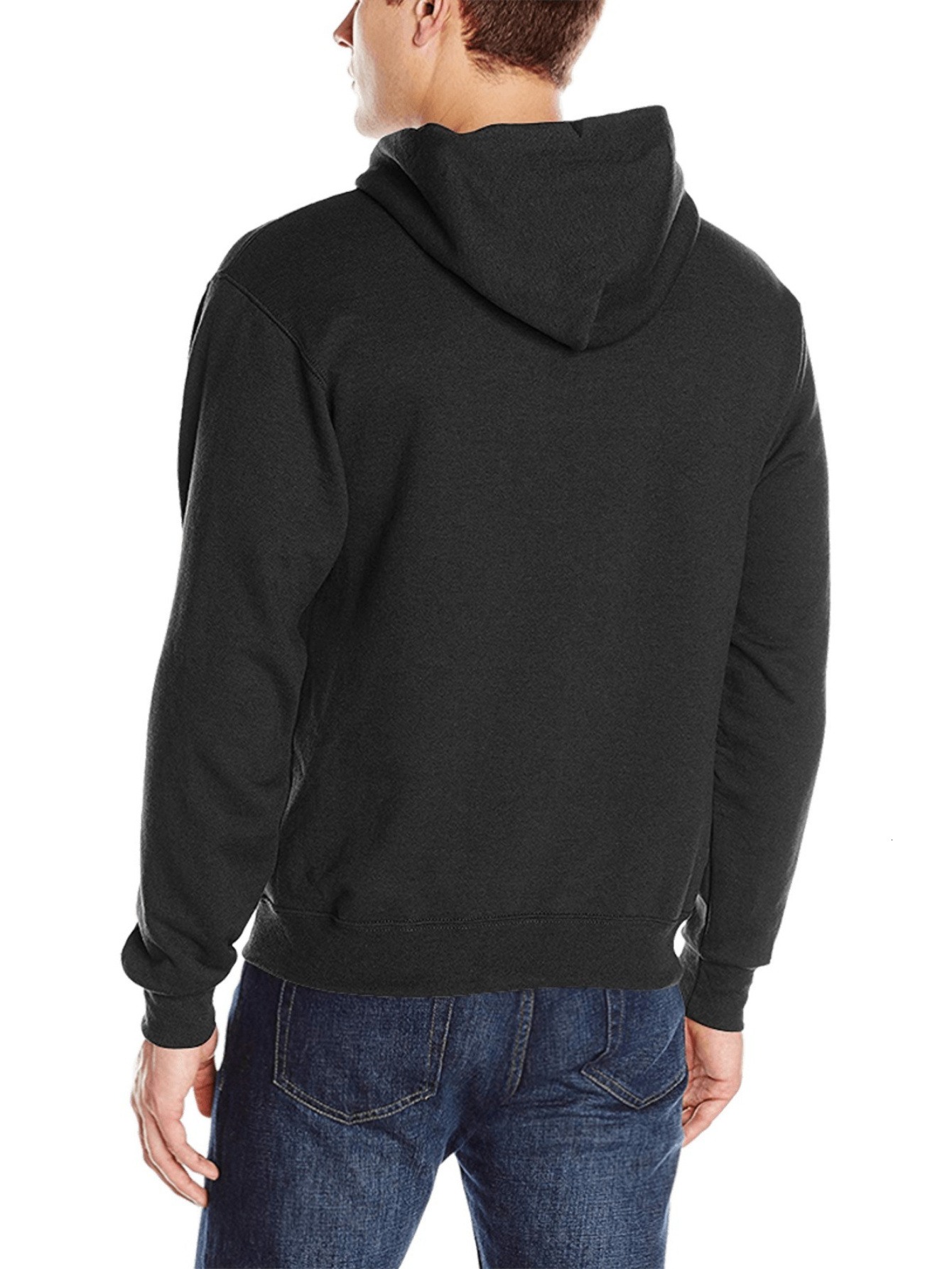 "Nasa" Creative Print, Kangaroo Pocket, Drawstring, Men's Autumn And Winter Casual Hooded Sweatshirt