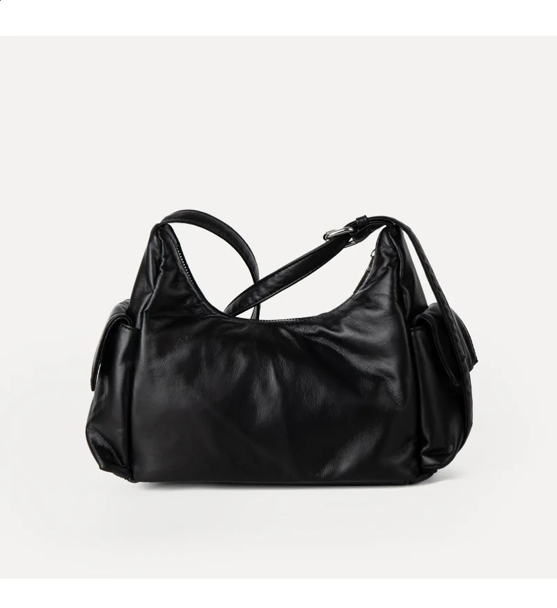 Fashion Silver Stray Y2K Shoulder Cross Bag for Women Handbags and Wallets Solid Messenger Bag High Quality 240902