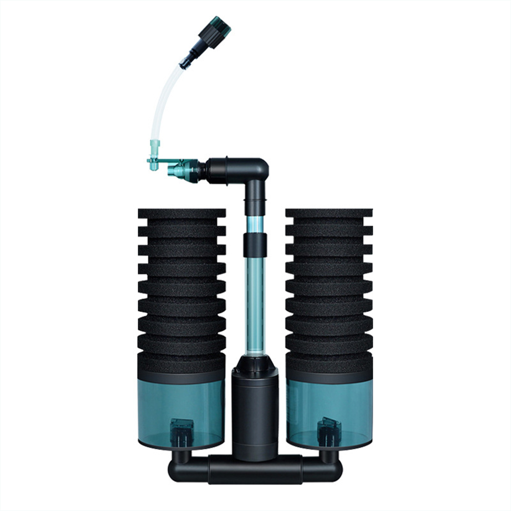 Aquarium Fish Tank Filter 3 In 1 Water Purification Biochemical Oxygenation Low Noise Physical Biochemical Filtration