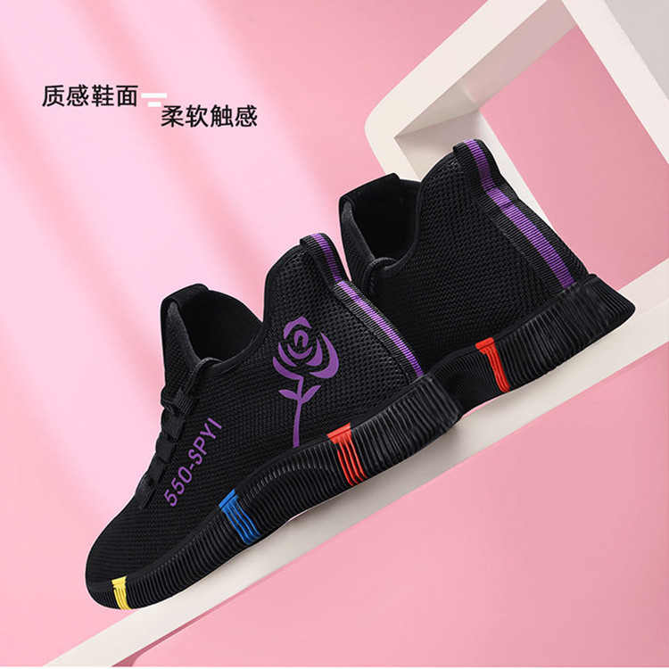 2025 NEW Style New Women s Vulcanized Female Casual Air Mesh Sneakers Comfort Lace up Hiking Shoes All match Women Footwear Sapatos b d