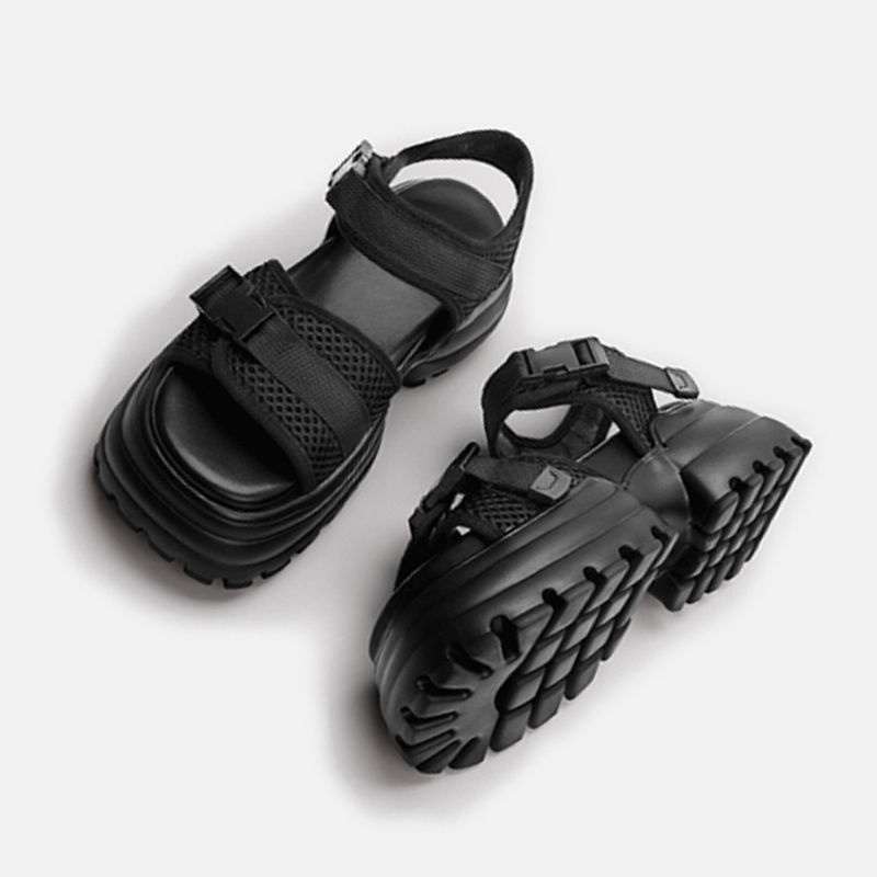 Flat Woman Summer Platform Sandals Soft New Casual Open Toe Wedges Women Shoes Beach Sandal Denim Comfortable Sandalias ias 5980