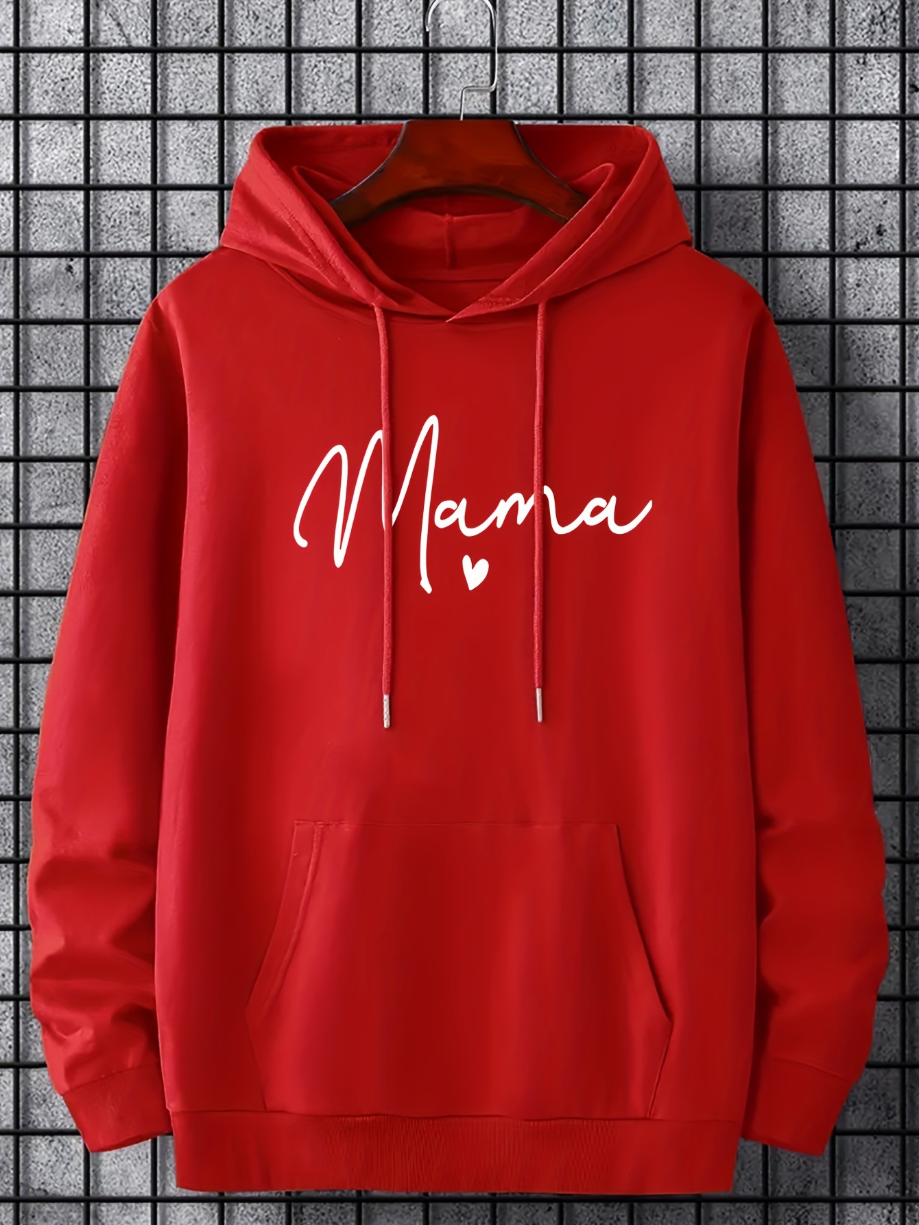 Trendy All-Season Hooded Pullover: Durable Casual Wear with Comfort Stretch and Kangaroo Pocket