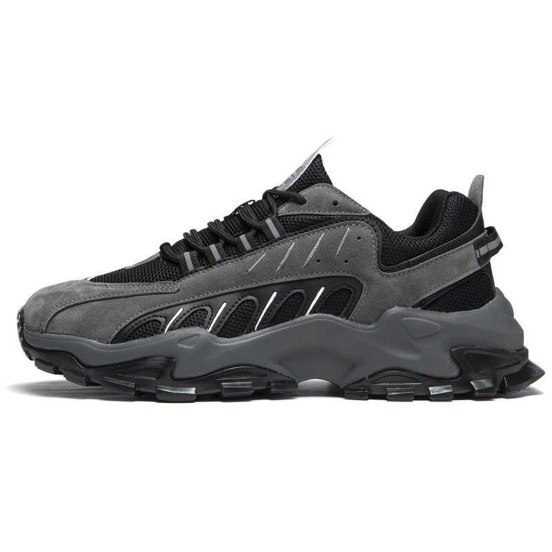 New Large Size Retro Men's Sports Shoes Autumn Thick-soled Trend Old Shoes Youth Lace-up Fashion Men's Shoes